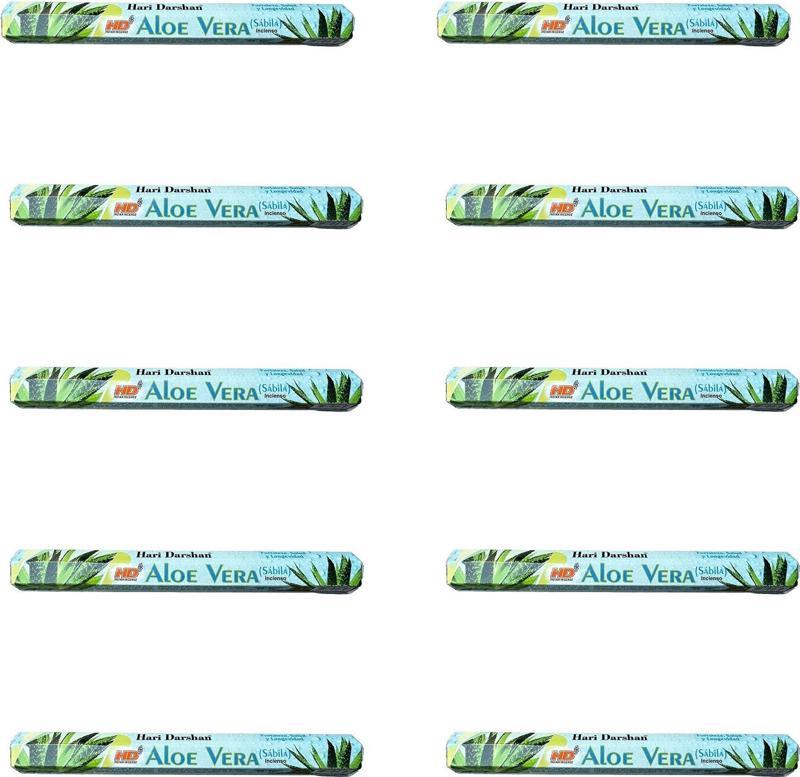 Aloe Vera Çubuk Tütsü - Oda Ortam Kukusu - 20 Adetlik 10 Paket