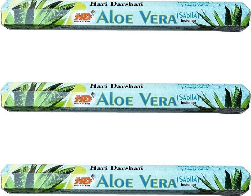 Aloe Vera Çubuk Tütsü - Oda Ortam Kukusu - 20 Adetlik 3 Paket