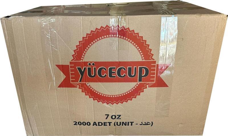 Kağıt Karton Bardak Tek Kullanımlık Çay Kahve Bardağı - 7 Oz - 3000 Adet / Koli