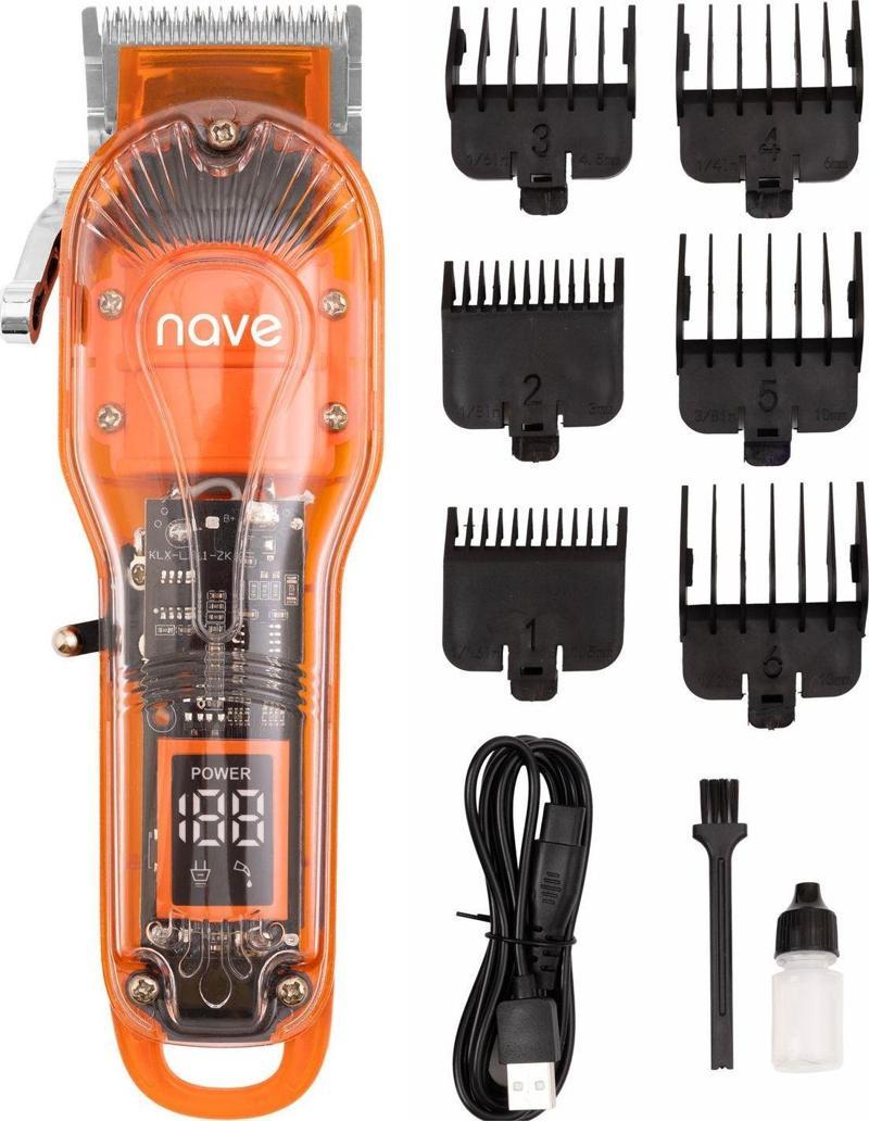 Bq-01 Kablosuz Profesyonel Tıraş Makinesi | T-Bıçaklı, Lcd Ekranlı, Usb Şarjlı, 6 Taraklı