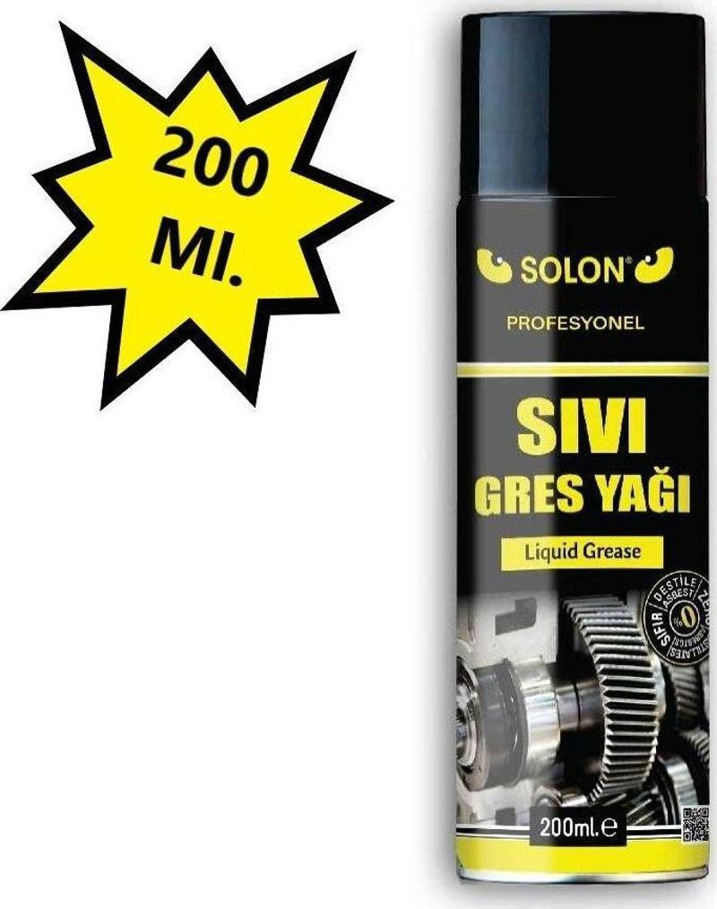 Profesyonel Sıvı Gres Yağı 200 Ml.