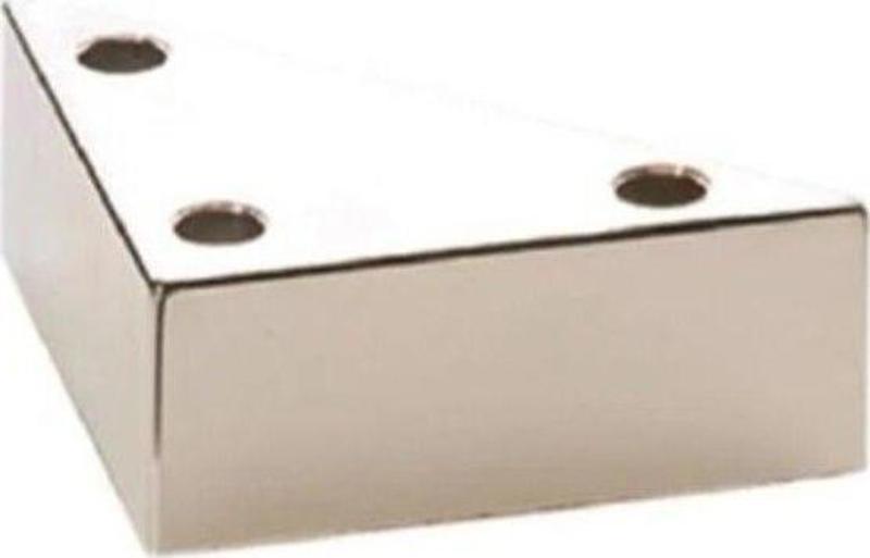 Üçgen, Masa, Dolap Piramit Mobilya Ayağı 3 Cm Beyaz