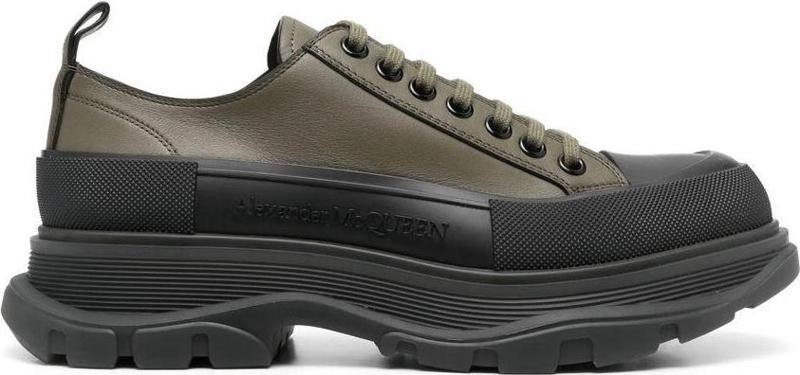 Tread Slick Leather Trainers