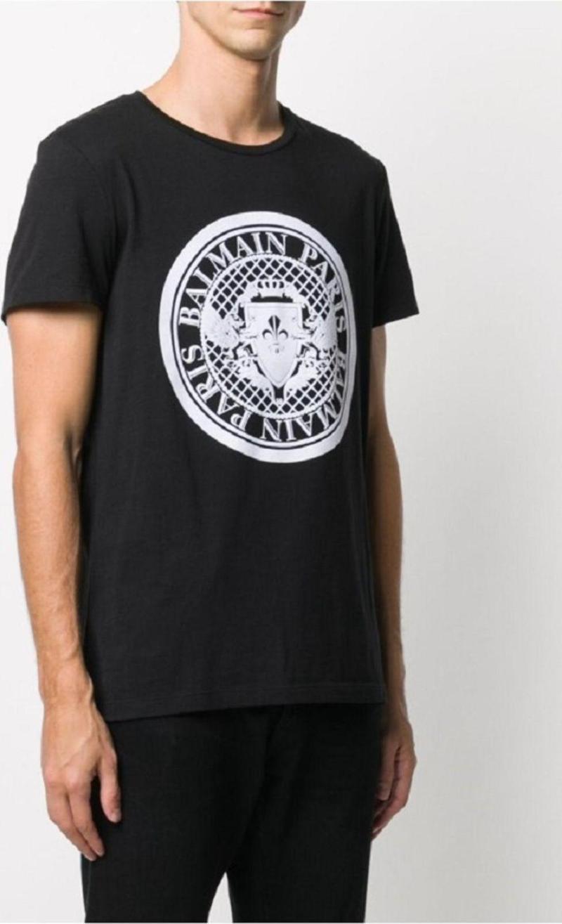 Logo Print Men T-Shirt