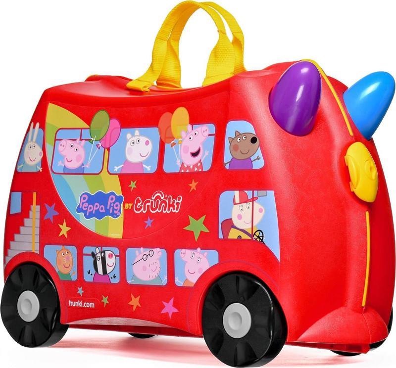 Çocuk Bavulu - Peppa Pig Party Bus