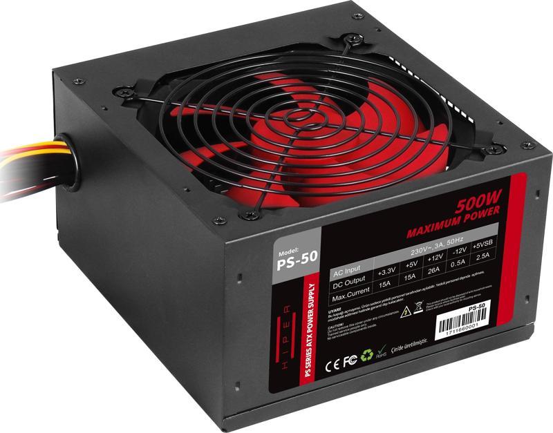 HIPER PS-50 500W 12 CM FAN POWER SUPPLY