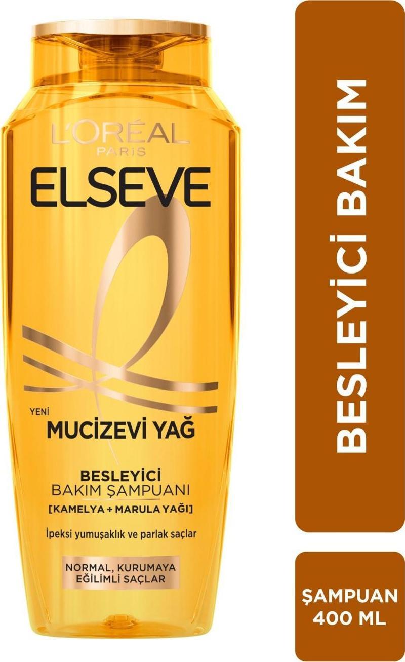 L'Oréal Paris Elseve Mucizevi Yağ Besleyici Bakım Şampuanı 400 ml