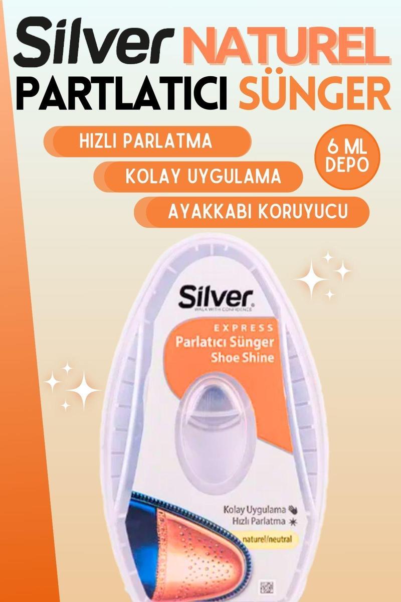 Deri Ayakkabı Parlatma Temizleme Ve Bakım Süngeri Naturel Depolu