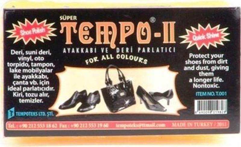 5 ADET Tempo Ayakkabı ve Deri Parlatıcı Sünger