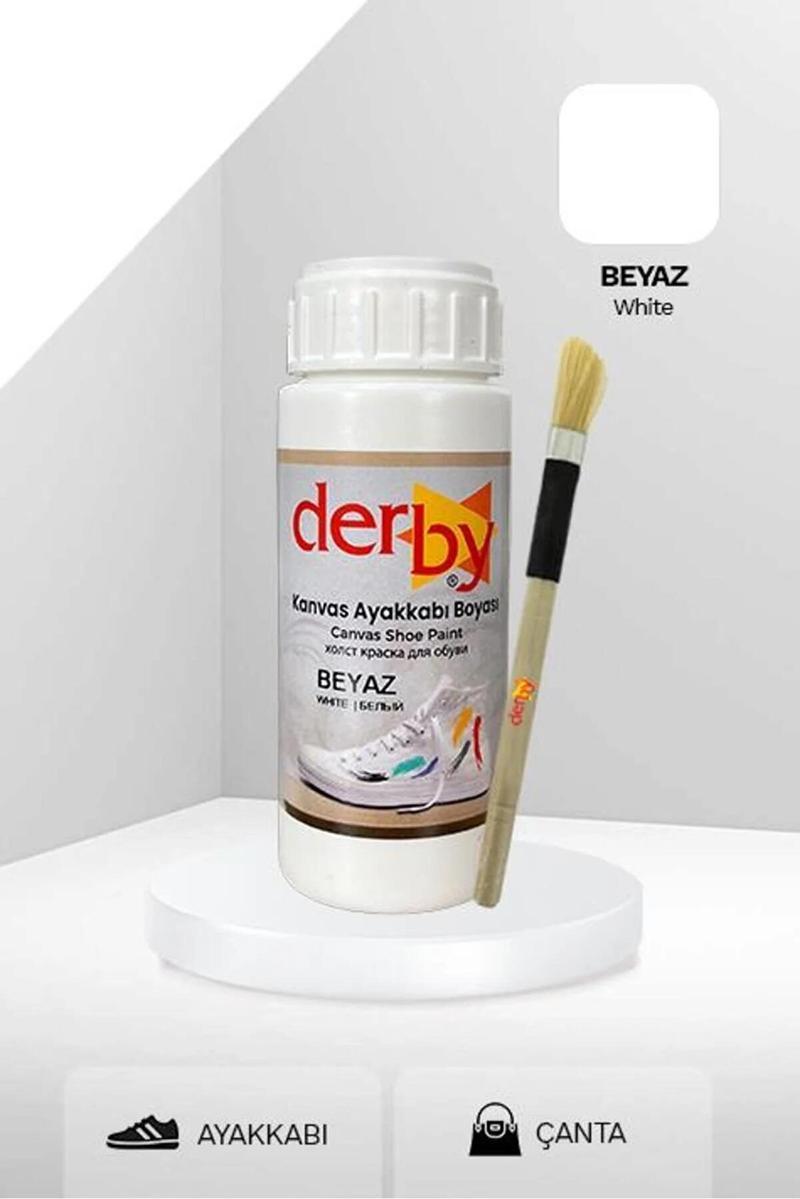 Kanvas - Bez / Kumaş Ayakkabı Boyası 100 ml - ve Uygulama Fırçası
