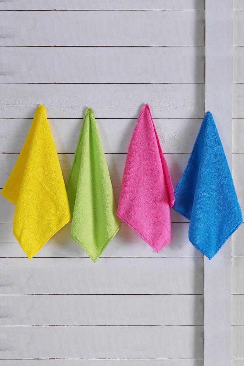 Ma Ultra Emici 30X30Cm 4 Lü Mikrofiber Iz Bırakmayan Kurulama Ve Temizleme Bezi