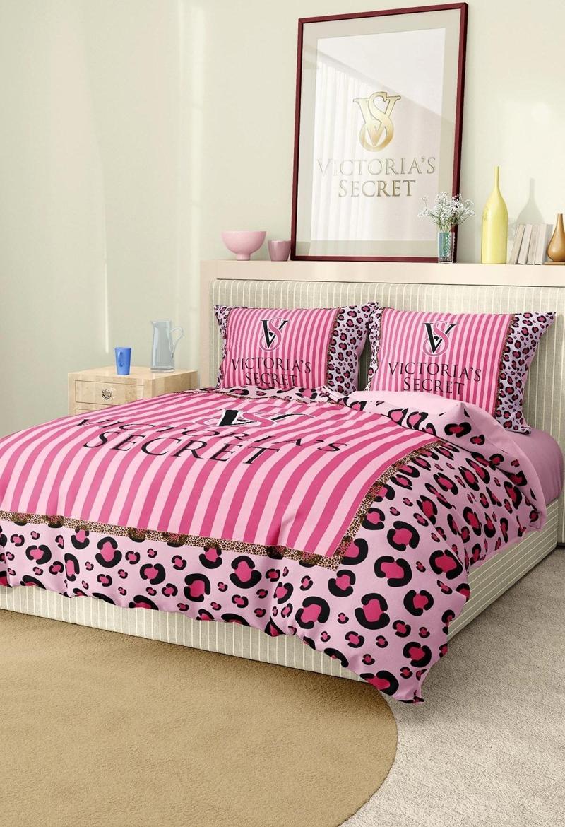 Marka Nevresim Takımı Çift Kişilik Pamuklu Saten Kumaş 6 Parça 3D Dijital Baskı Duvet Cover Set Mode