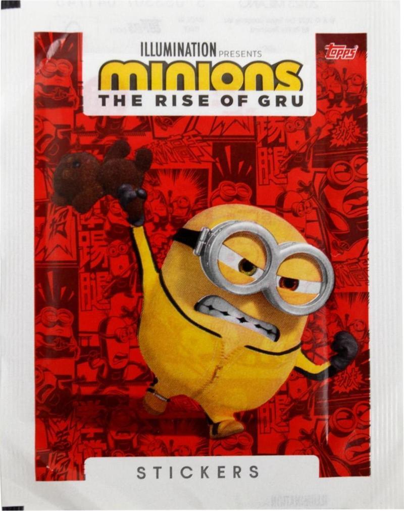 Minions The Rise Of Guru Stickers 6 Adet