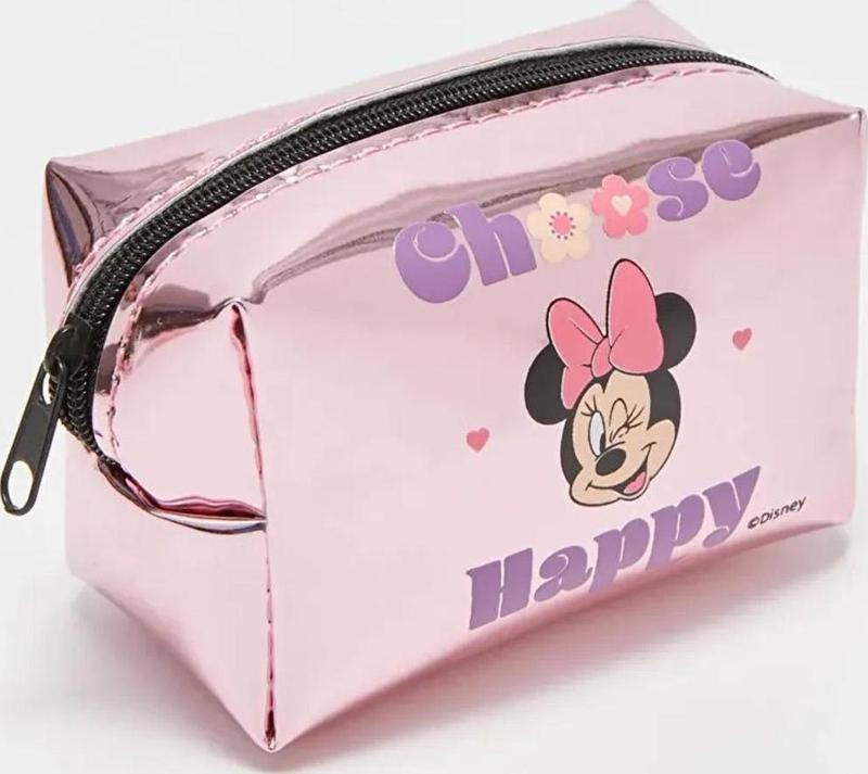 Minnie Mouse Lisanslı Pembe Cüzdan