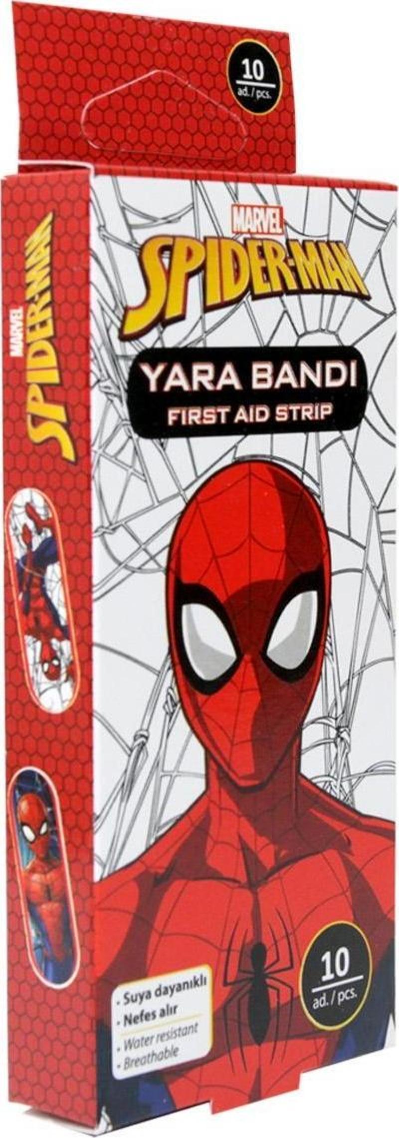 10 lu Çocuk Yarabandı Marvel Örümcek Adam