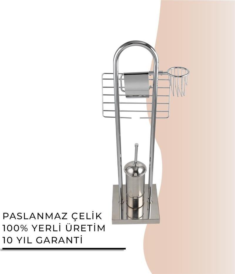 İGK YAPI - Çelik Banyo Kumru Set Klozet Takımı Kare (KU10-042)