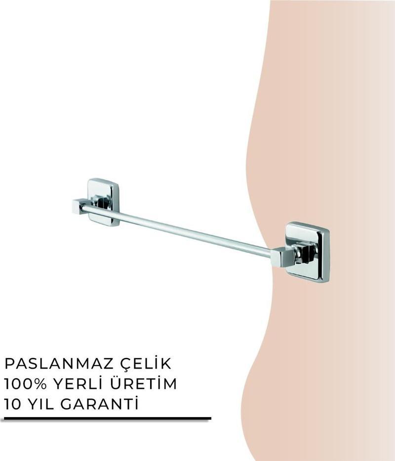 İGK YAPI - Çelik Banyo Kumru Uzun Havluluk 50cm (KU10-061)