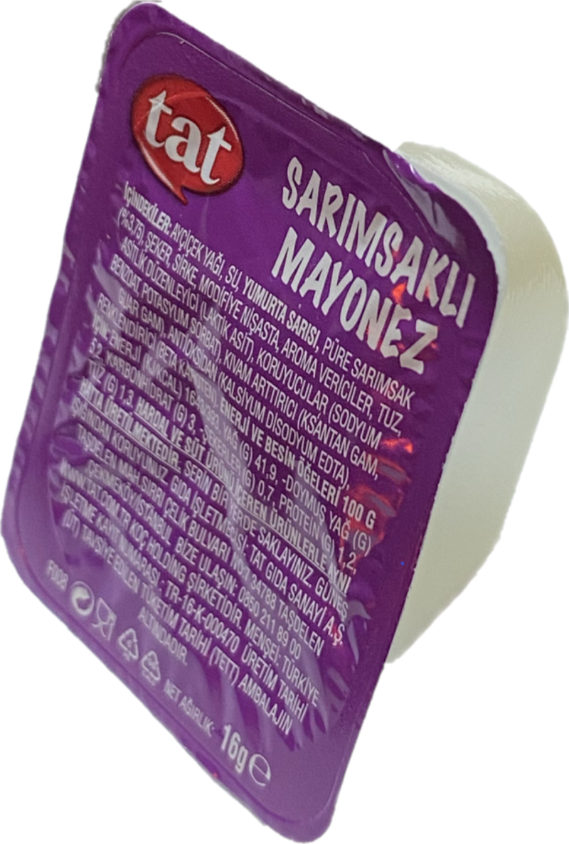 Küvet S.Mayonez Sos 120 X 16 gr