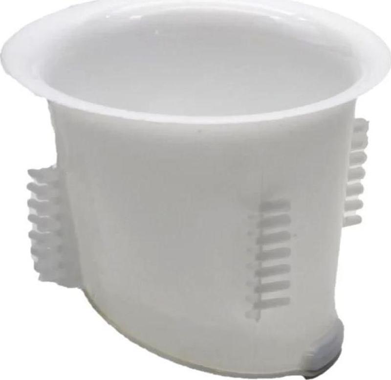 TP-121 Plastik Wc Matik Tuvalet Kapağı - Tek Kapaklı Koku Önleyici - Beyaz - 1 Adet