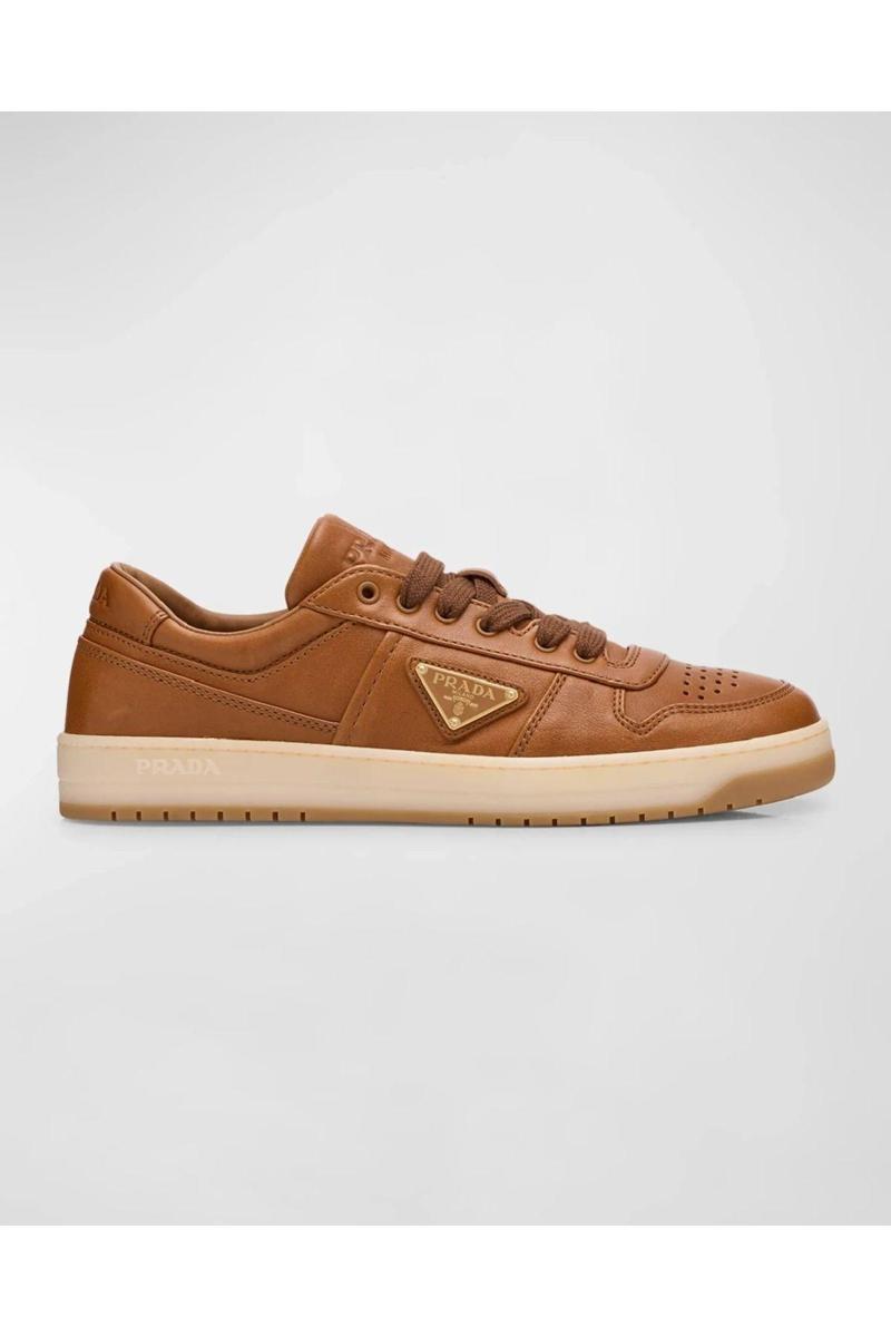 Downtown Napa Leather Low-Top Sneakers
