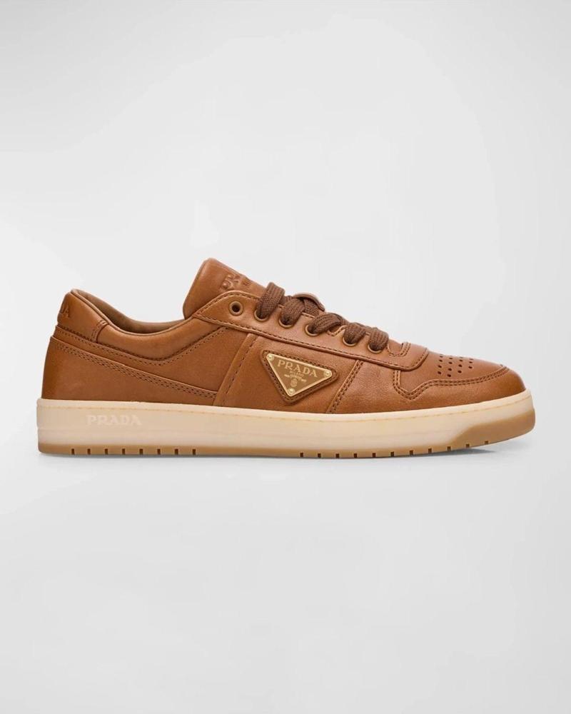 Downtown Napa Leather Low-Top Sneakers