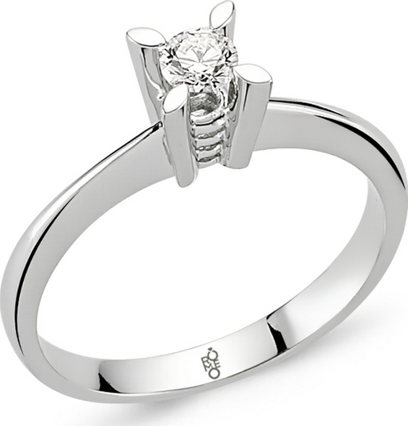 Romeo Pırlanta 0.18 Ct Tektaş Yüzük RM-10009
