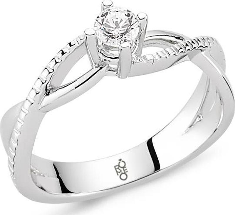 0.30 Ct Tektaş Pırlanta Yüzük  RM30064