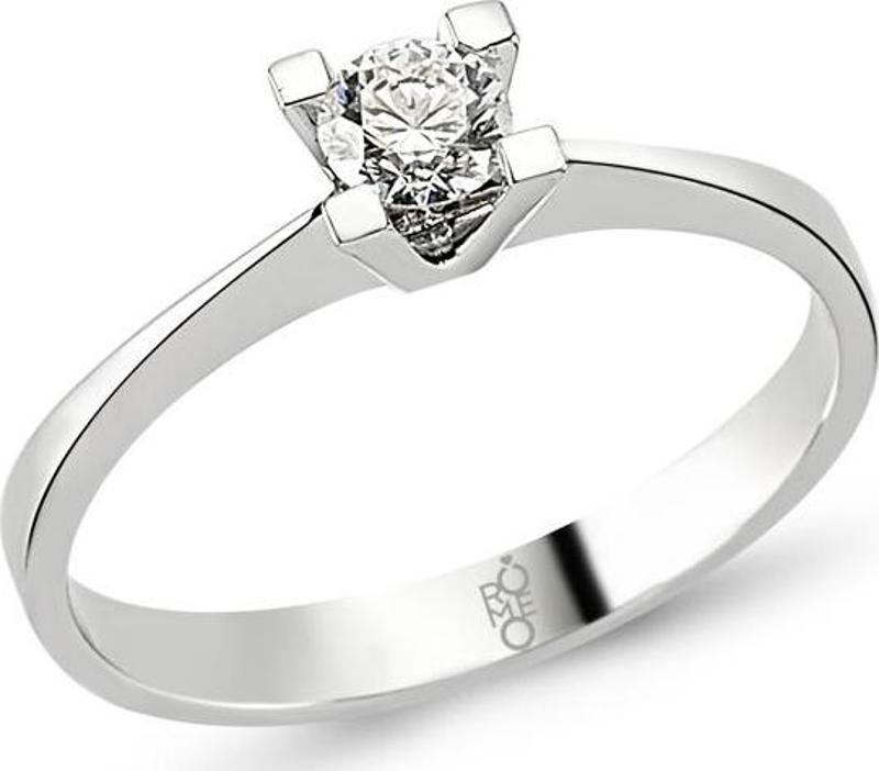 0.30 Ct Tektaş Pırlanta Yüzük  RMY210