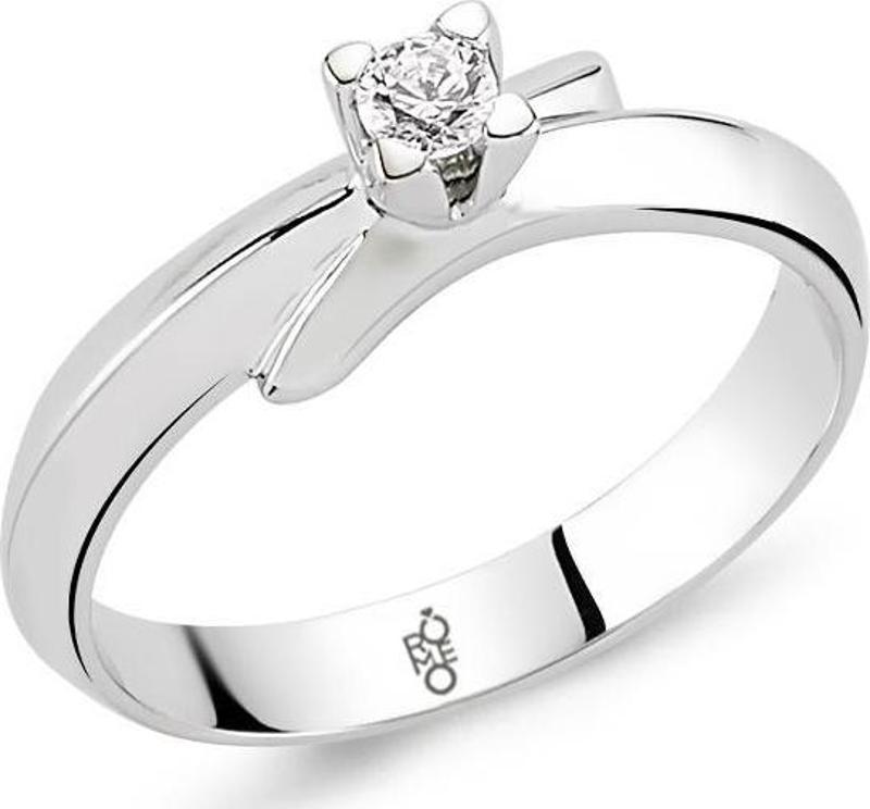 Romeo Pırlanta 0.15 Ct Tektaş Yüzük RM-10040