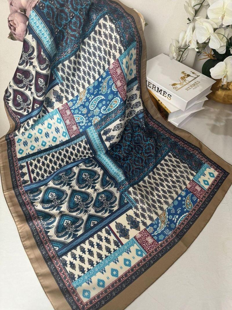 Etro Desen Pamuk Soft Şal