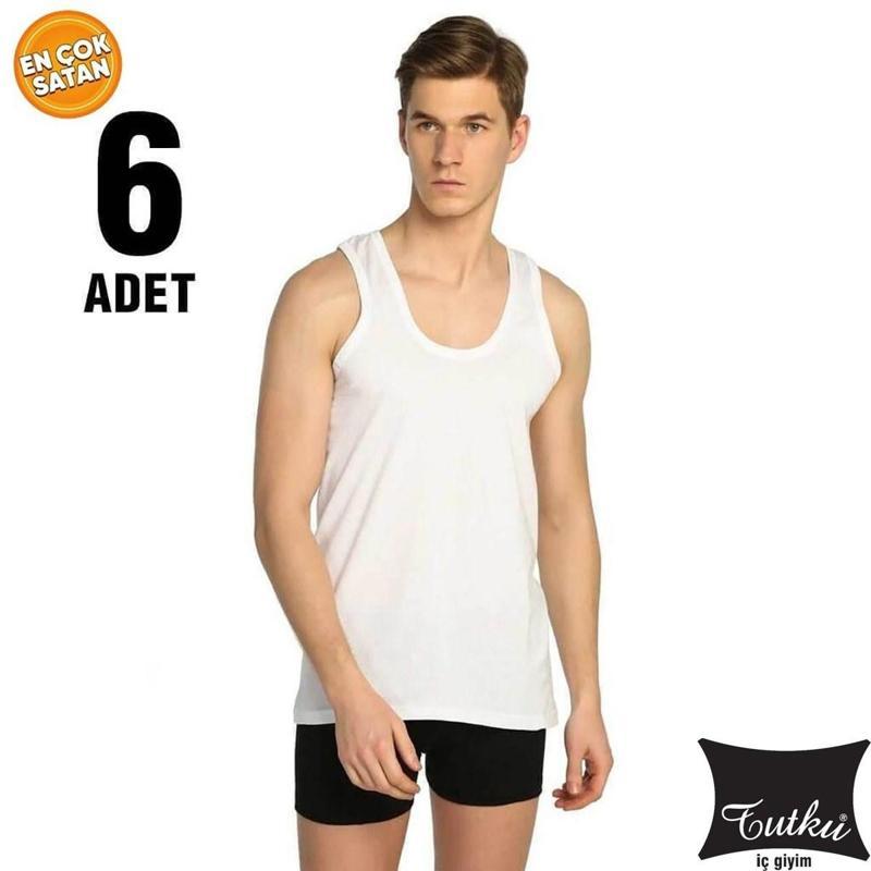 Erkek Penye Atlet 6 'lı Paket 0101