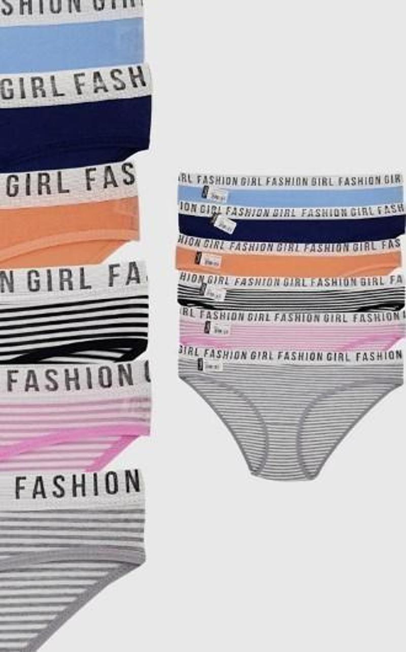 12 'li Hera Fashion Girl Bayan Bikini Külot Kombin