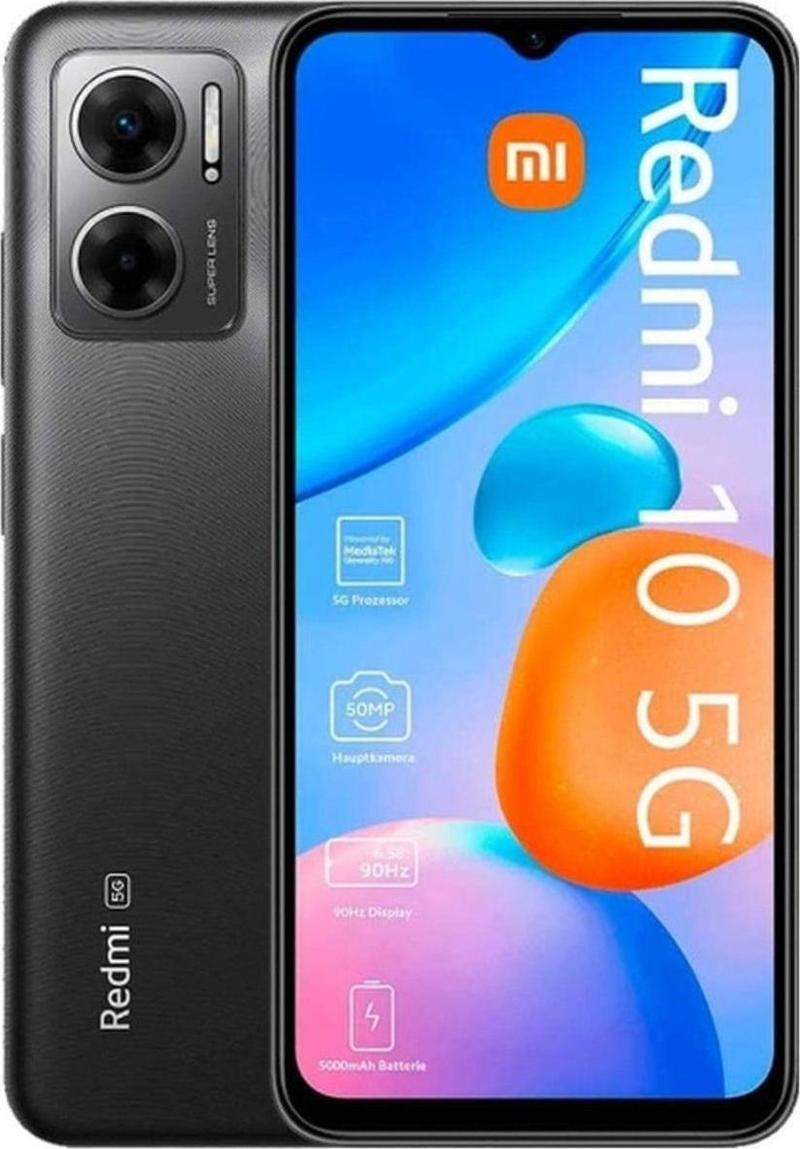 Redmi 10 5G 4Gb Ram 128 Siyah Akıllı Cep Telefonu (Türkiye Garantili)