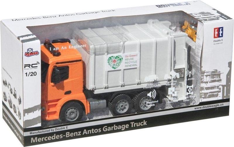 E560-003 Kumandalı Şarjlı Çöp Kamyonu 1:20 -Vardem