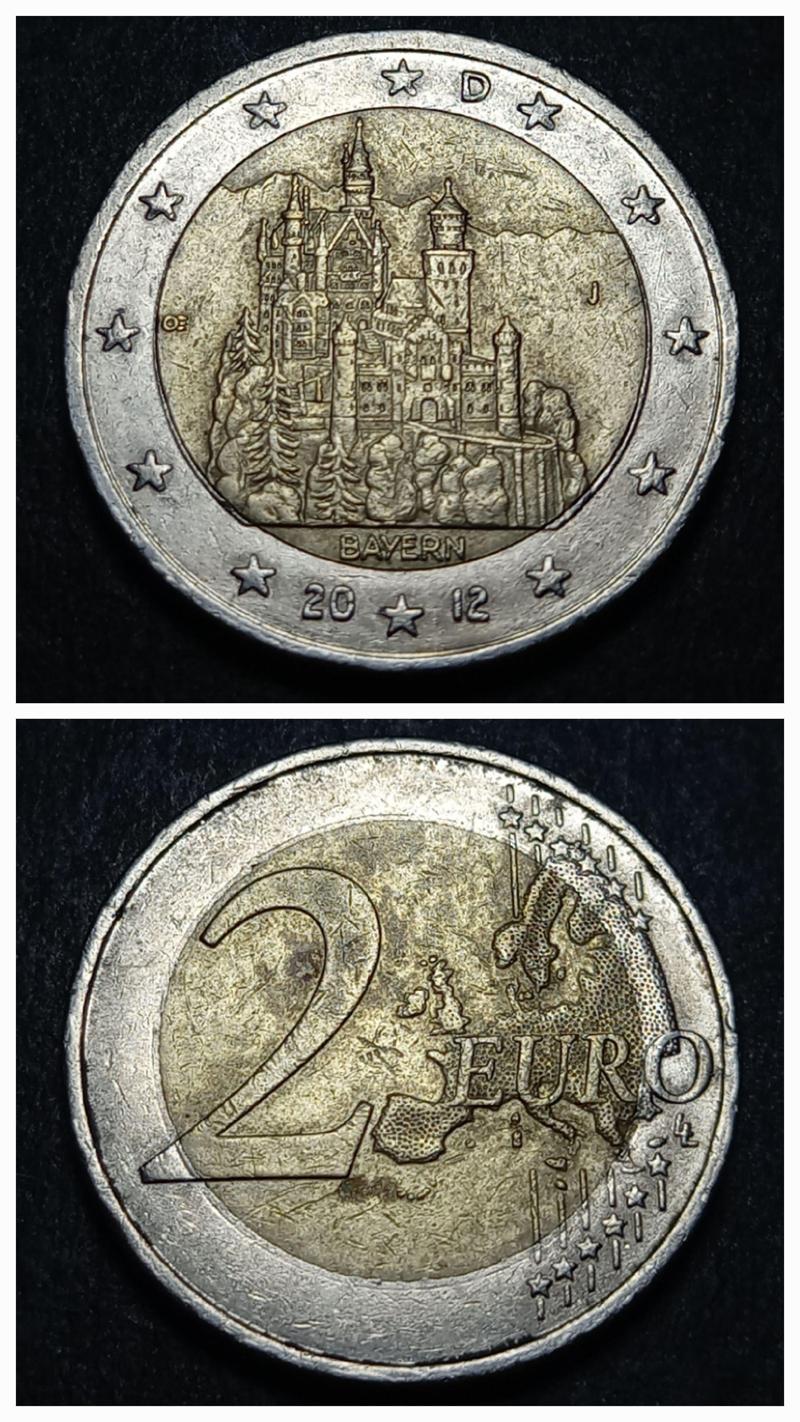 39963680d4b94dc7d3 2012 Hatıra 2Euro ÇT/ÇÇT Eski Yabancı Madeni Para