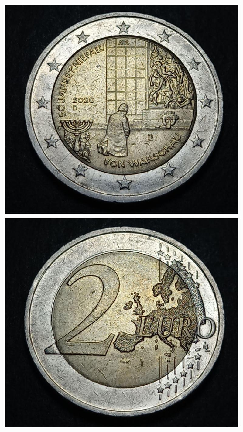 39963680d4b96d20d8 2020 Hatıra 2Euro ÇT/ÇÇT Eski Yabancı Madeni Para