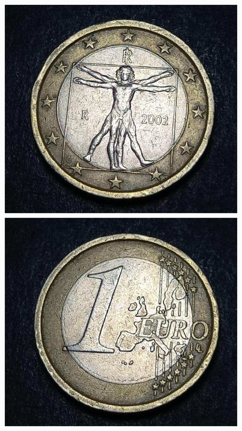 39963680d451d669e7 2002 İtalya 1Euro ÇT/ÇÇT Eski Yabancı Madeni Para