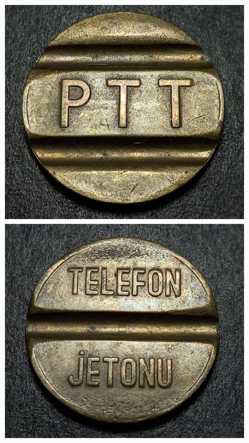 39963680d41703cbf1 PTT Telefon Jetonu Küçük Boy 1 ADET Gönderilcektir