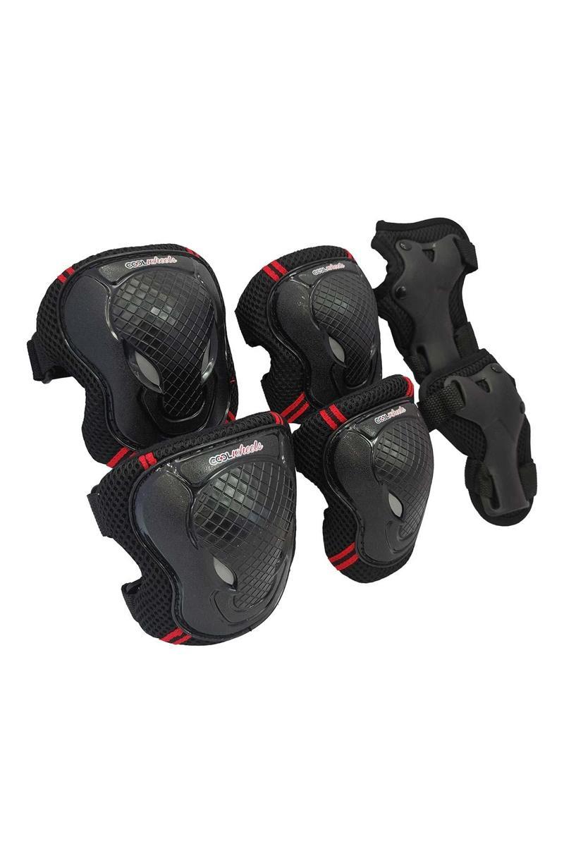 Çocuk Scooter & Paten Koruma Seti – Kaliteli Dizlik ve Dirseklik Seti (S) Kırmızı FR37715