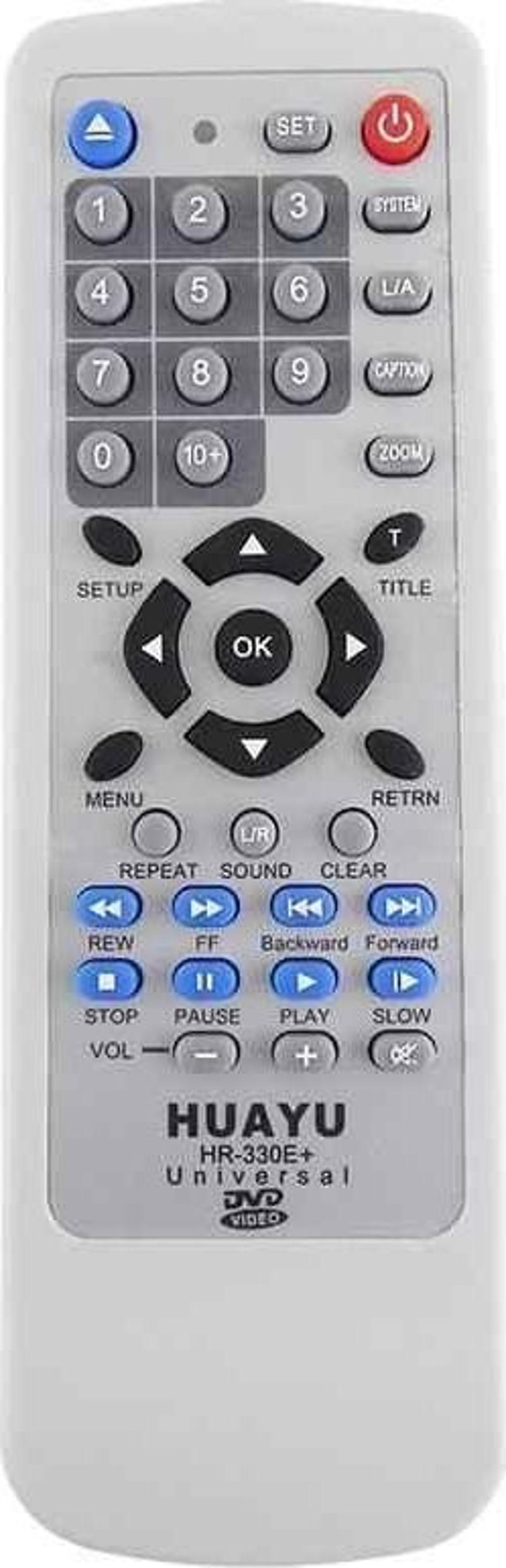 Huayu Kd Hr-330E+ Dvd/Dıvx Tüm Modeller Unıversal Akıllı Kumanda