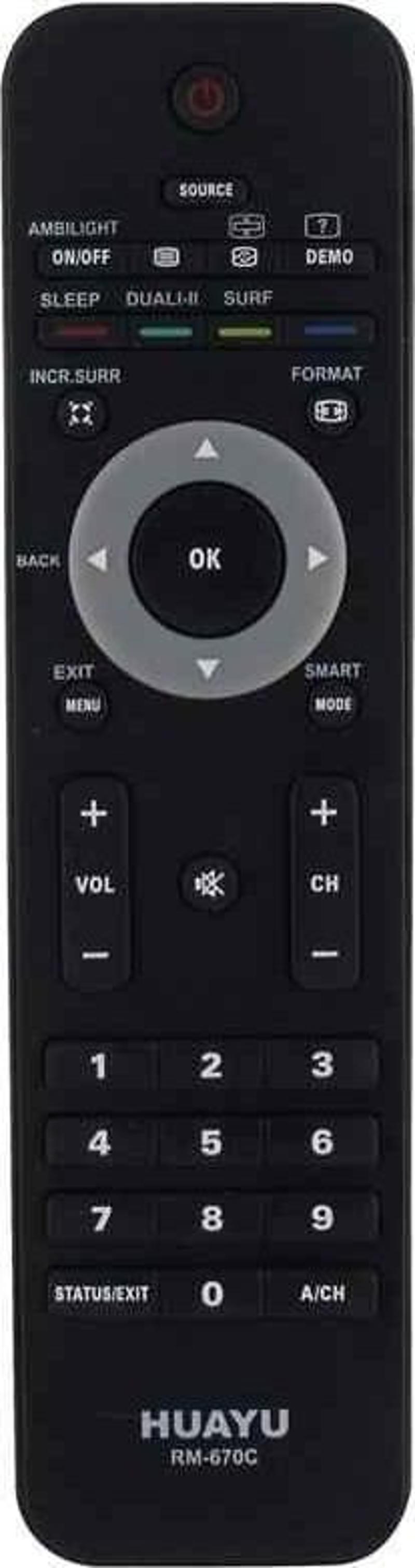 Huayu Kl Rm-670C Phılıps Lcd-Led Tv Kumanda Ambalajlı