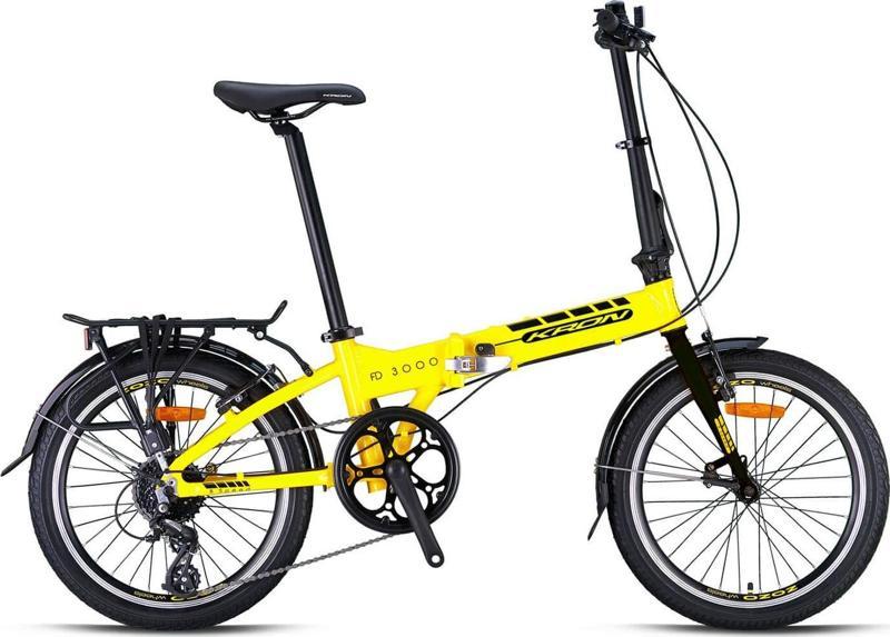 FD 3000 20 JANT KATLANIR BİSİKLET   MTB - 8 Vites - V.B. - Sarı-Siyah
