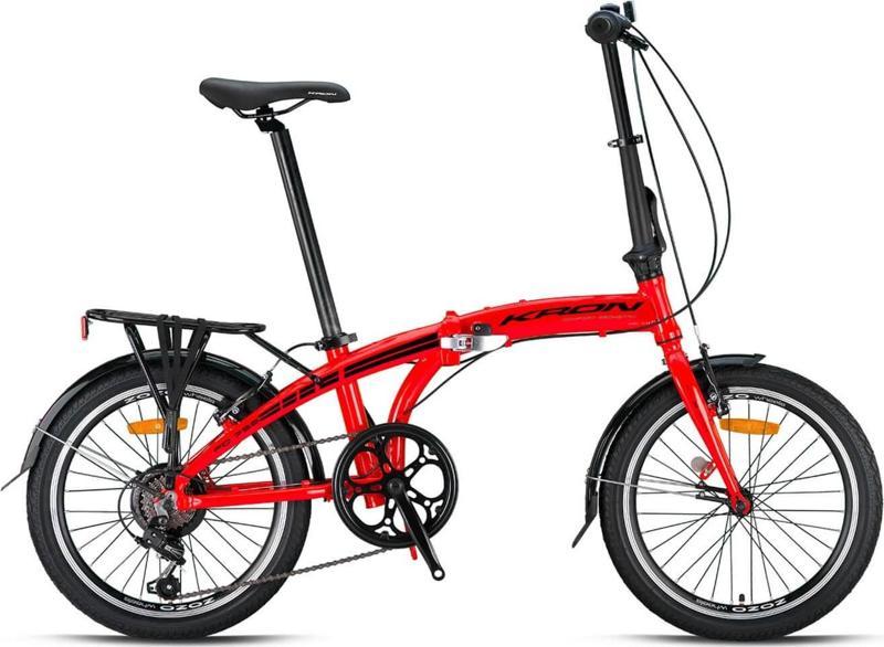 FD 750 20 JANT MTB - 7 Vites - V.B. - Kırmızı-Siyah (Çelik Bagaj/PVC Çamurluk)