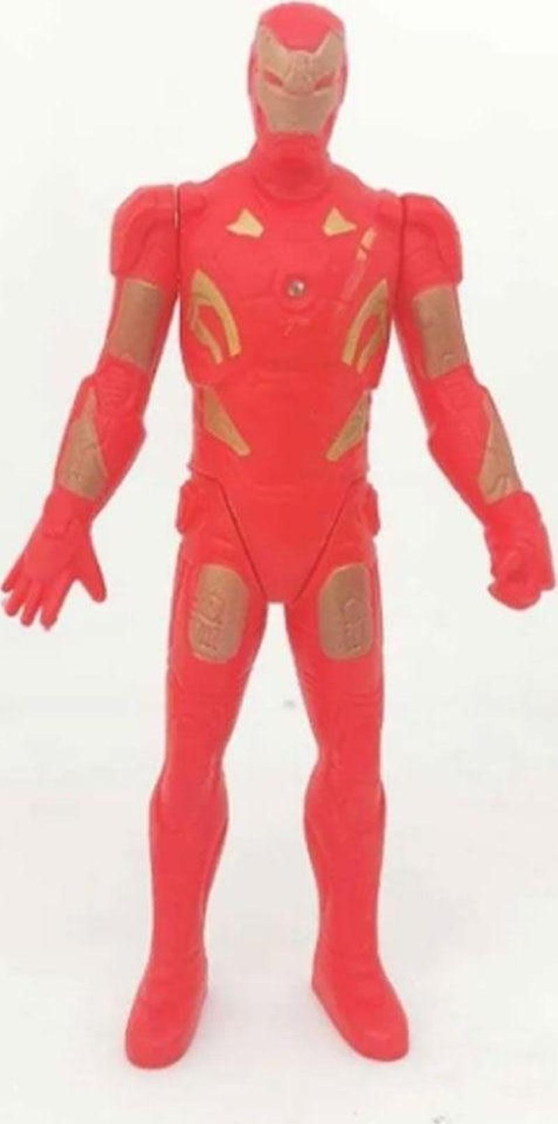 Demir Adam Işıklı Hareketli Figür 16 cm Iron Man Oyuncak