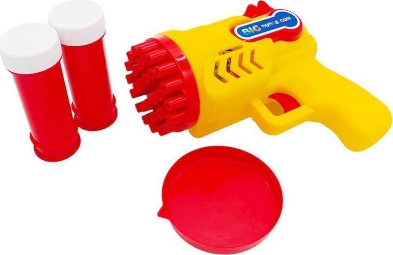 Pilli Köpük Atan Tabanca CN0138, Işıklı Pilli Köpük Baloncuk Tabancası Süper Bubble Gun