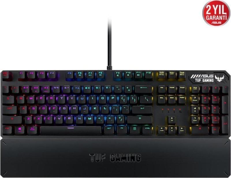 Ra05 Tuf Gamıng K3 D/rd Red Switch Rgb Mekanik Gaming Klavye