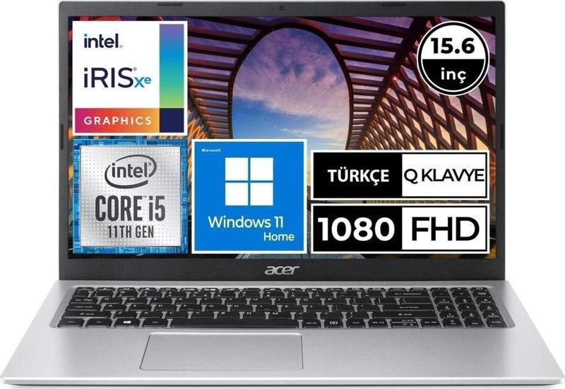 Aspire 3 A315-58 Nx.addey.003 I5-1135g7 8gb 256ssd 15.6" Fullhd W11h Taşınabilir Bilgisayar