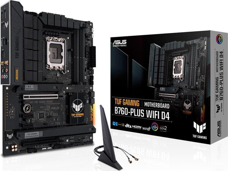 Tuf Gamıng B760 Plus Wıfı D4 Intel B760 Soket 1700 5333mhz Ddr4 3xm.2 Atx Anakart