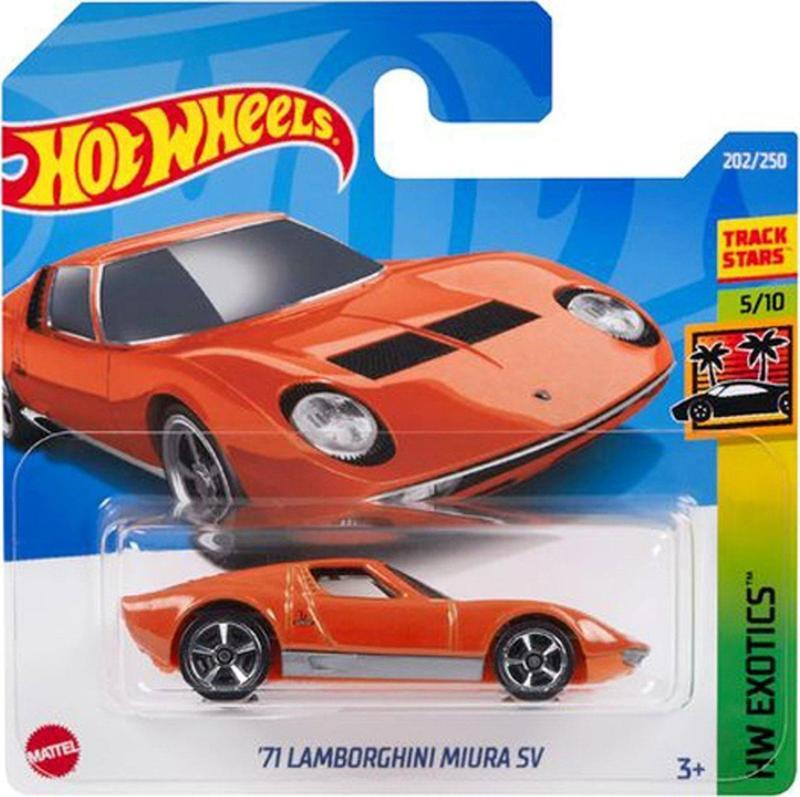 71 Lamborghini Miura SV Tekli Arabalar 1/64 Ölçek Metal Oyuncak Araba