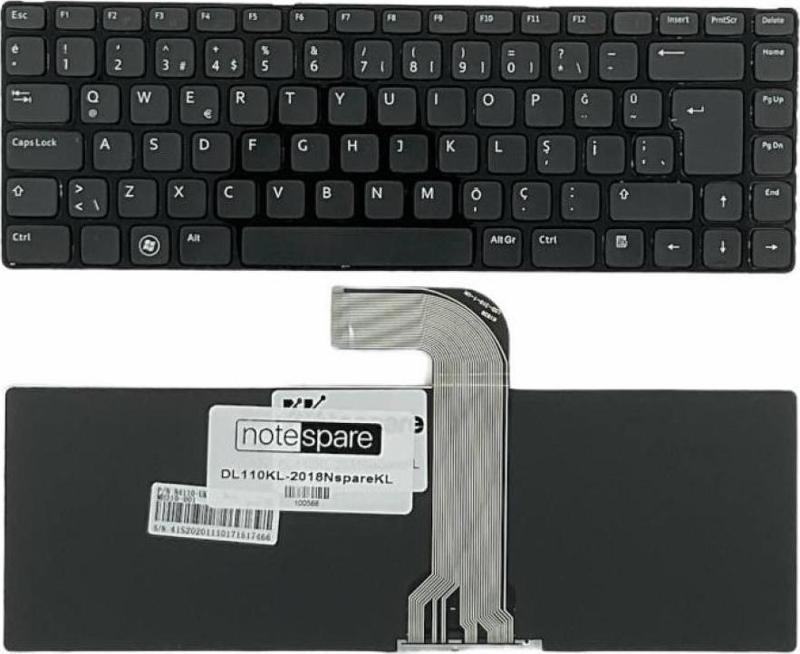 Dell Inspiron 14Z-N411Z, 15R-5520 Uyumlu Notebook Klavye Siyah TR